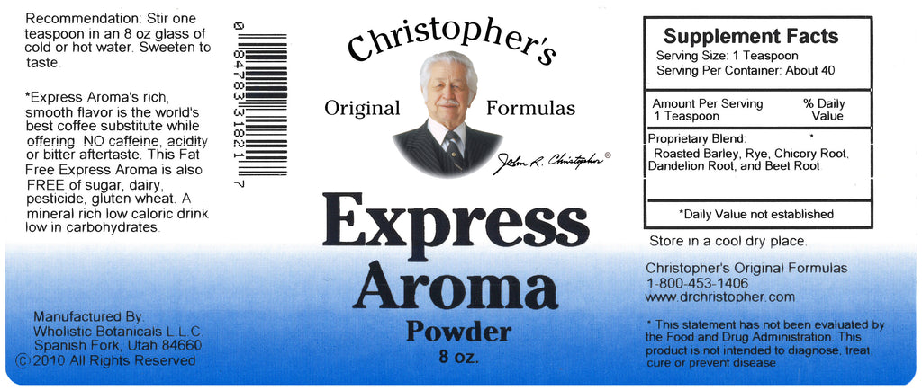 Express Aroma Powder Label